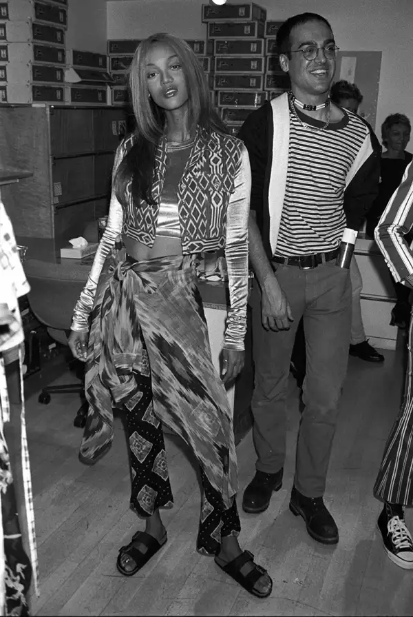 Perry Ellis Spring 1993 Runway Show, Backstage, New York