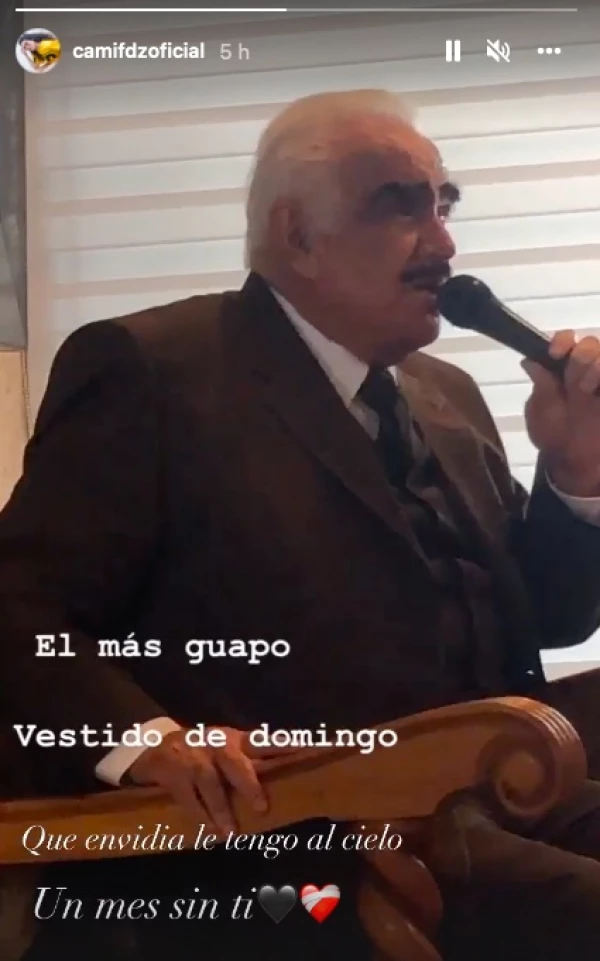 El emotivo mensaje de Alejandro Fernández a un mes de la partida de 'Chente' Vicente Fernández