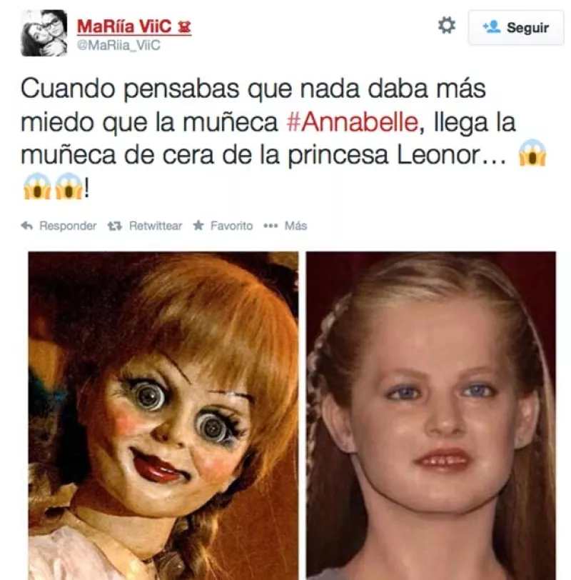 La réplica de la hija de Letizia y Felipe de España no se salvó de las burlas en Twitter luego de que fuera presentada hace unos días. Rápidamente se hicieron virales varios memes al respecto.