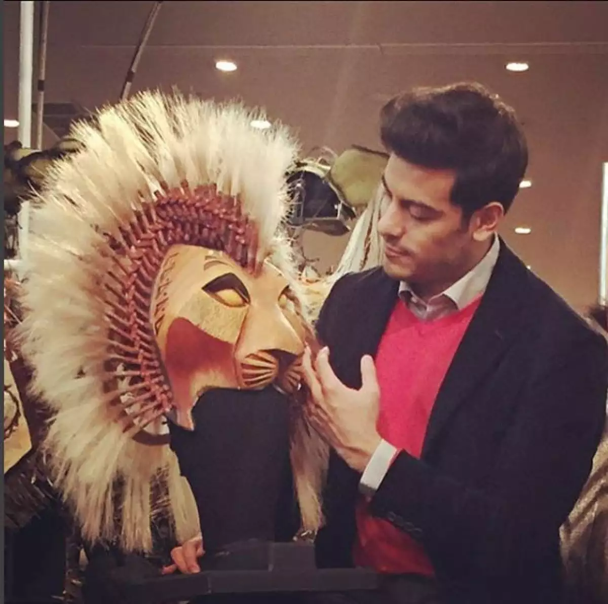 Con una especial dedicatoria, el actor se despidió del personaje de Simba.