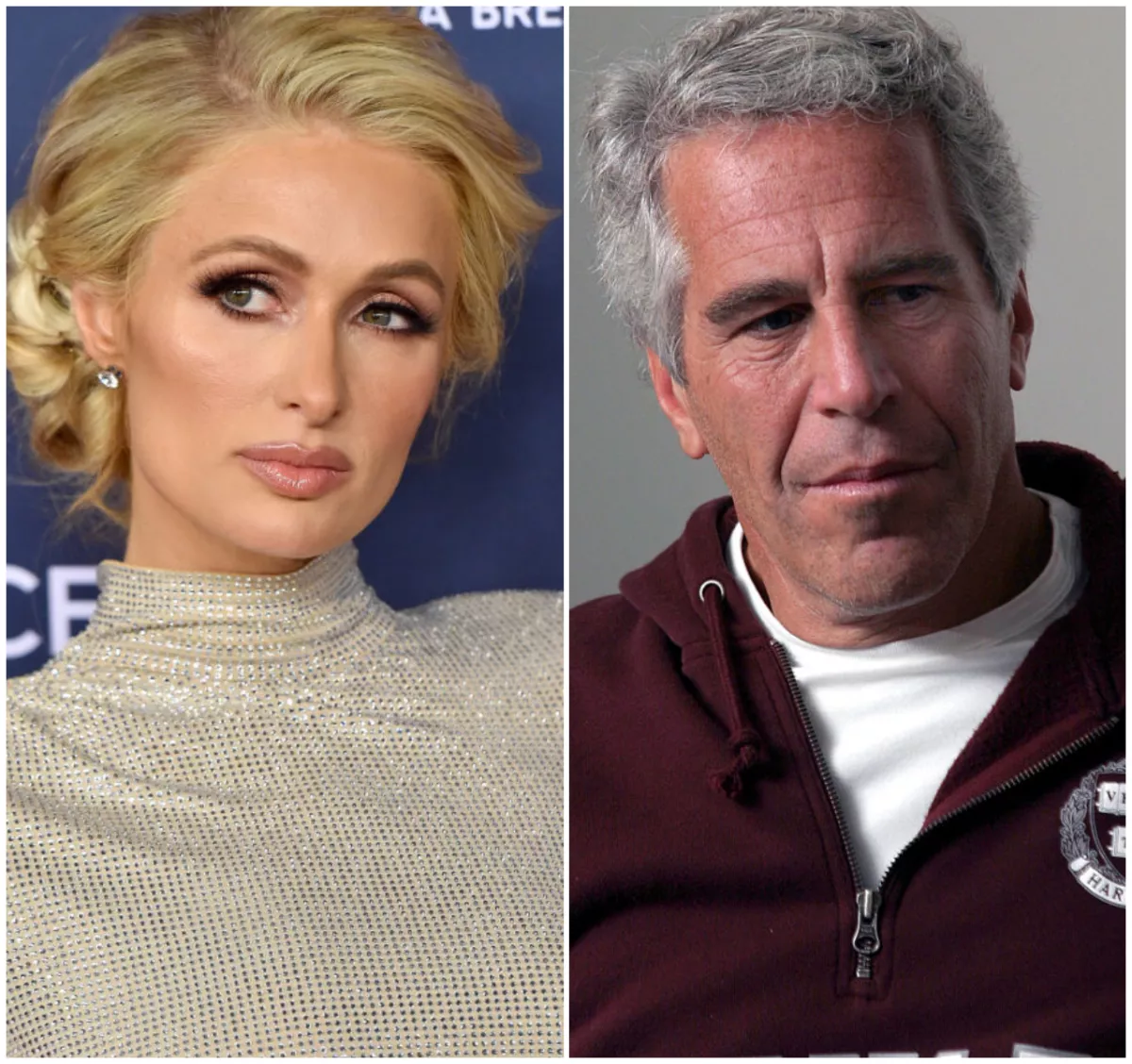 Paris Hilton y Jeffrey Epstein.