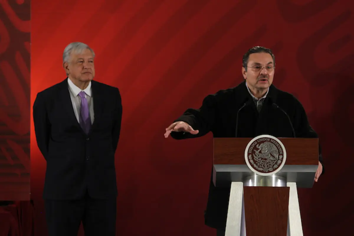 Octavio Romero Oropeza y Andrés Manuel López Oba