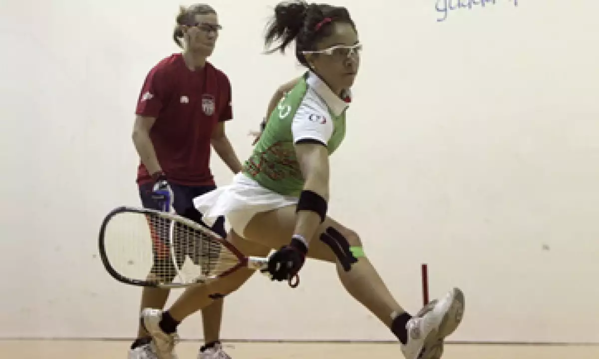 La mexicana Paola Longoria se ha destacado dentro de su categoría de racquetbol en los Juegos Panamericanos 2011, gracias a su talento y dedicación. (Foto: AP)