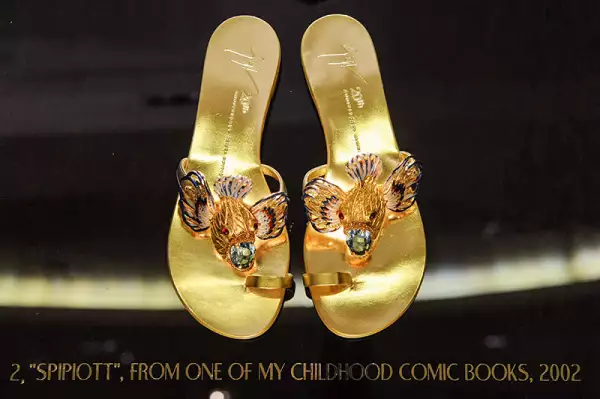 Model Helena Christensen Wears A Leotard Encrusted With Crystal Beads By John Galliano In Paris.