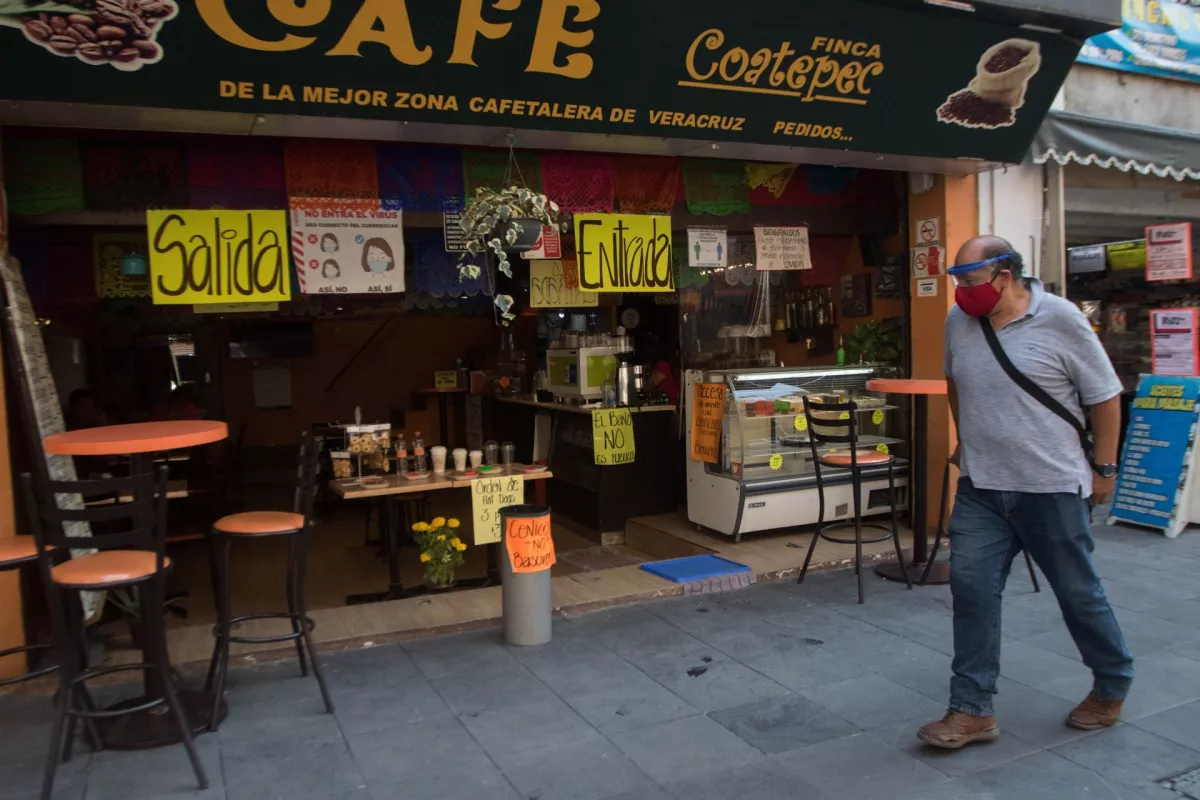 Restaurantes de la Ciudad de México se encuentran semi vacíos