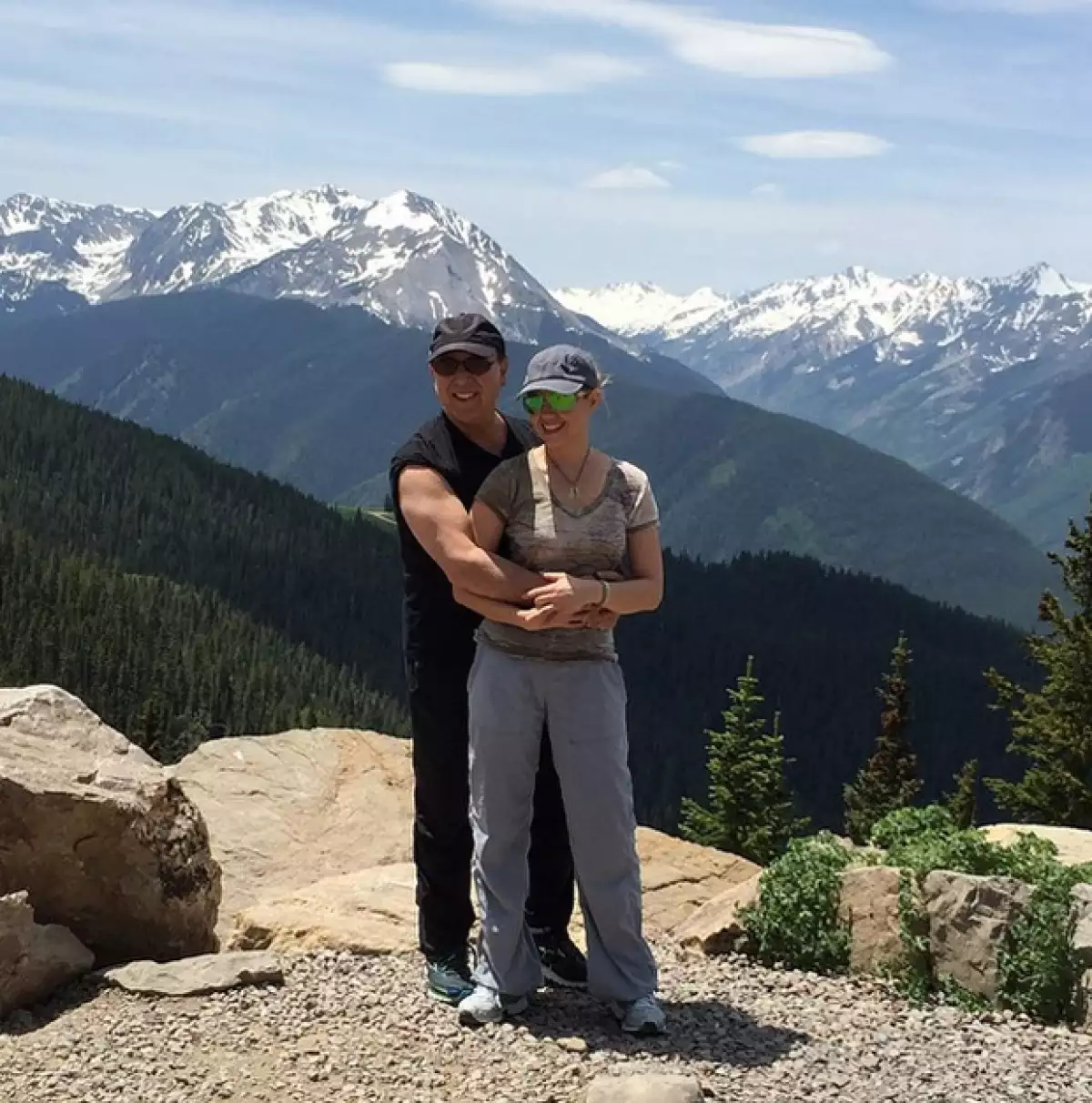 Respirar aire fresco es uno de los placeres de la pareja, que en esta ocasión escapó de Nueva York.