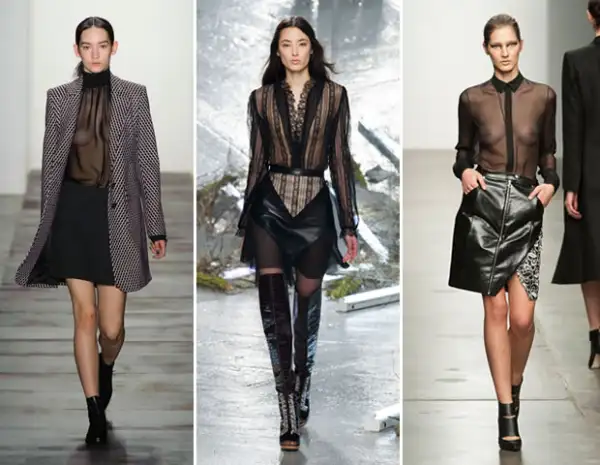Pasarela de Wes Gordon, Rodarte, y Brandon Sun en NYFW.
