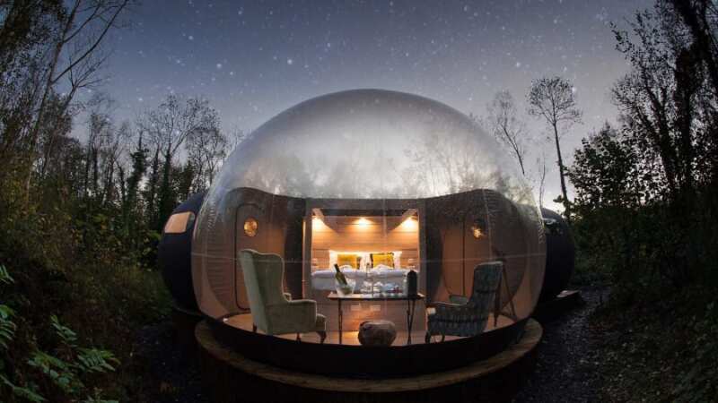 Finn Lough's Bubble Domes (Irlanda del Norte)