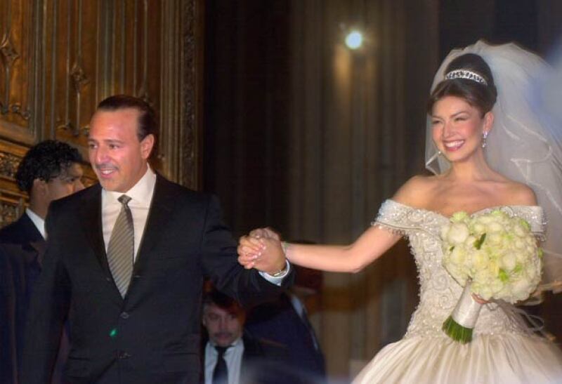 Thalía y Tommy Mottola quedaron flechados desde el momento en el que se conocieron.