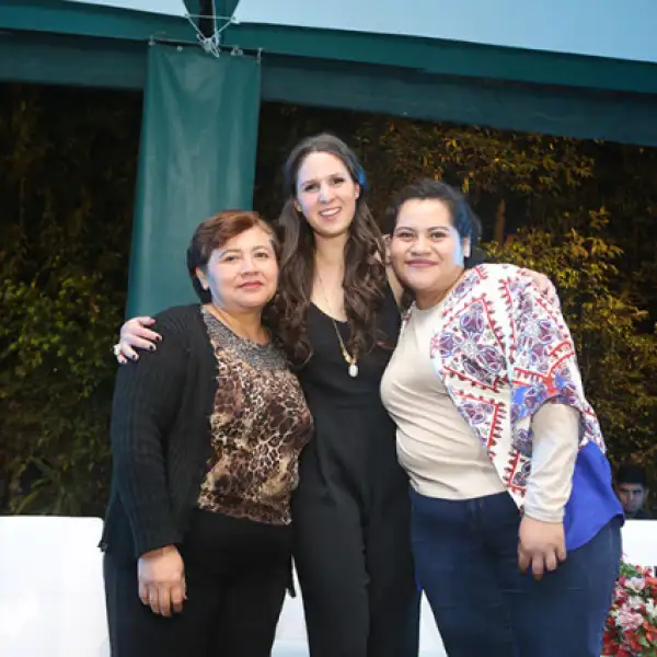 María Antonia Vázquez, Nicole Terrein y Karina Aguilar