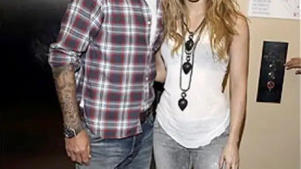 Shakira se encontró con el futbolista David Beckhan en un evento que se realizó este jueves en California