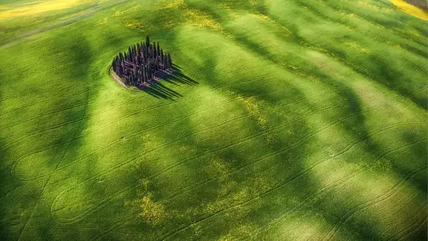 El ojo de un drone