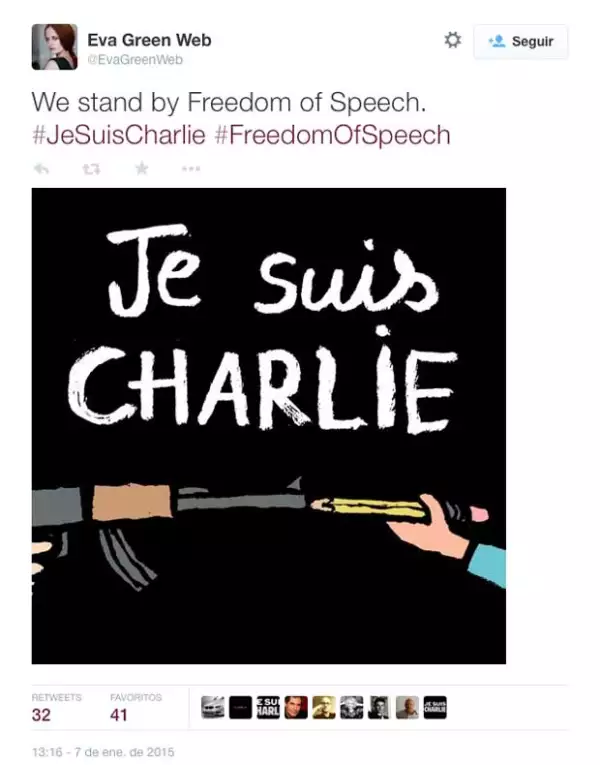 Las imágenes caricaturescas como luto también se universalizaron en las redes sociales.