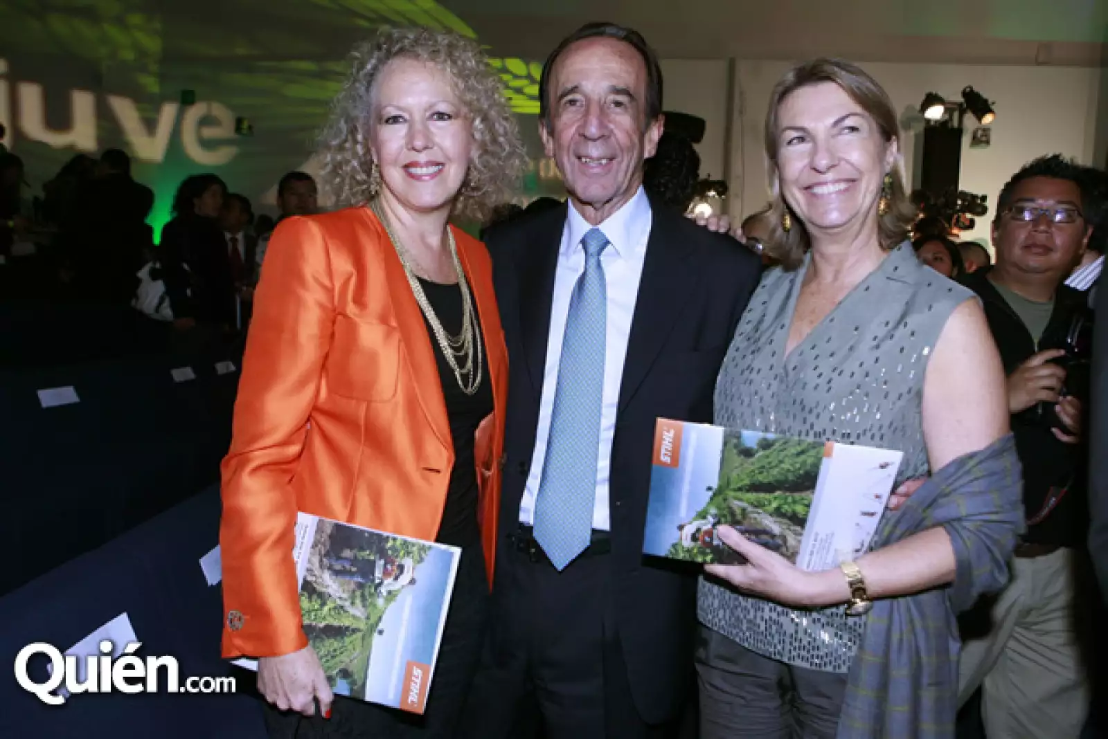 Mercedes Alemán, Manuel Arango y Marie Thèrése Arango