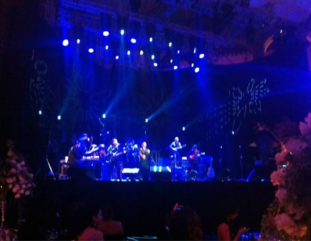 Enrique Iglesias amenizó la fiesta.