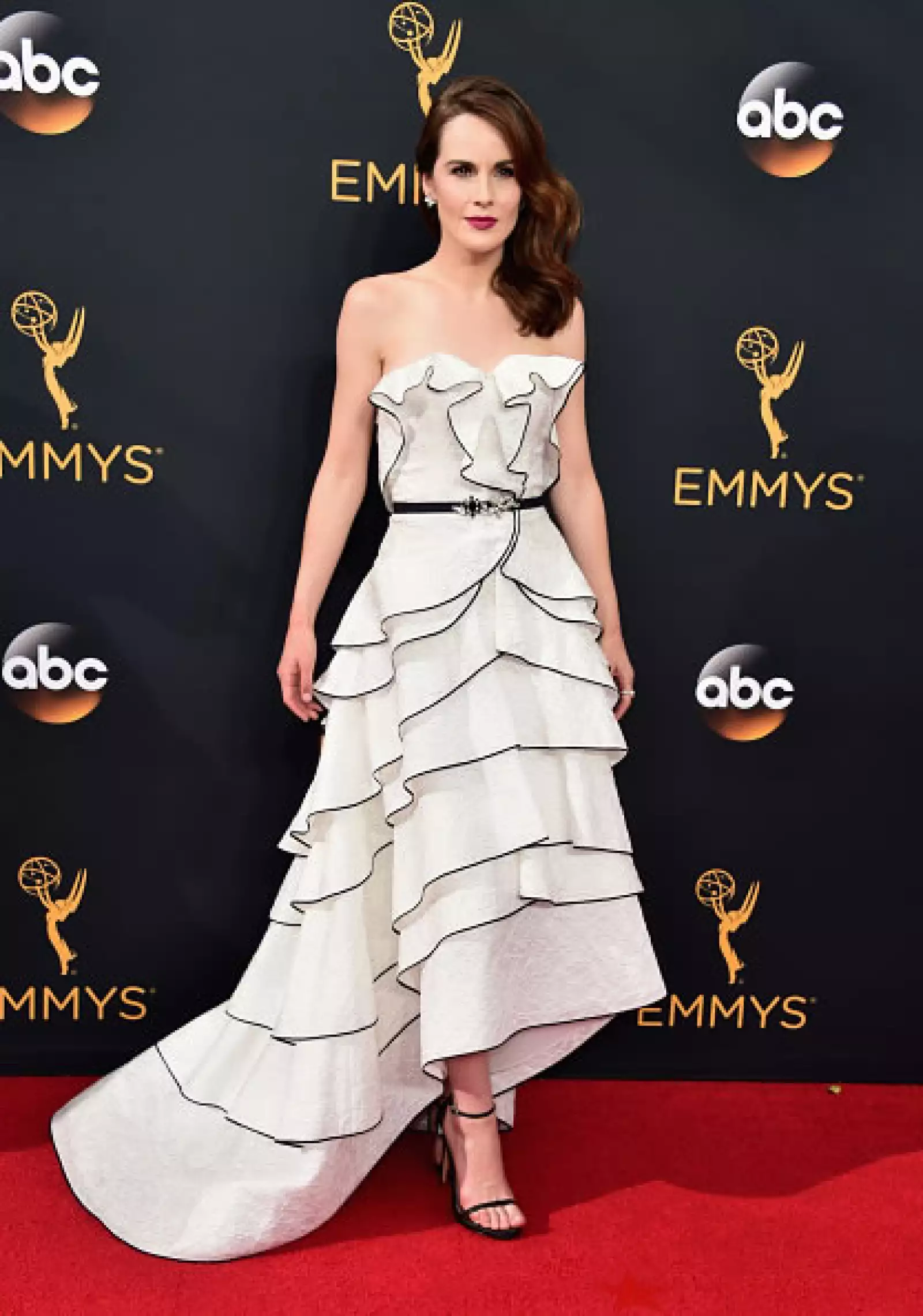 Michelle Dockery en Oscar de la Renta.