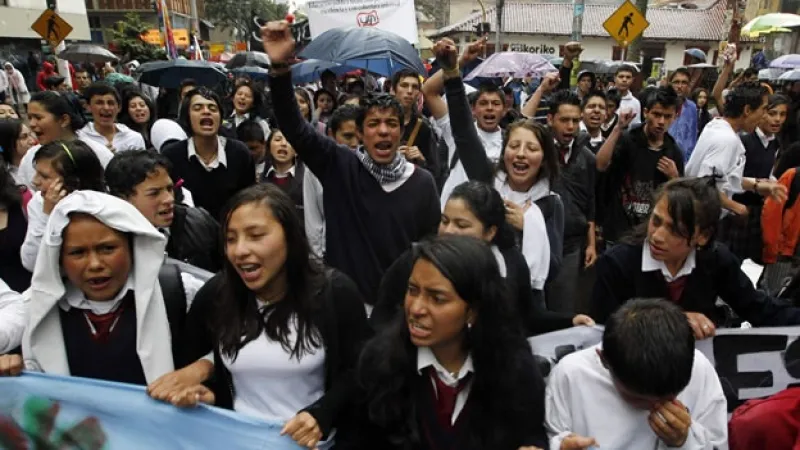 Estudiantes colombianos