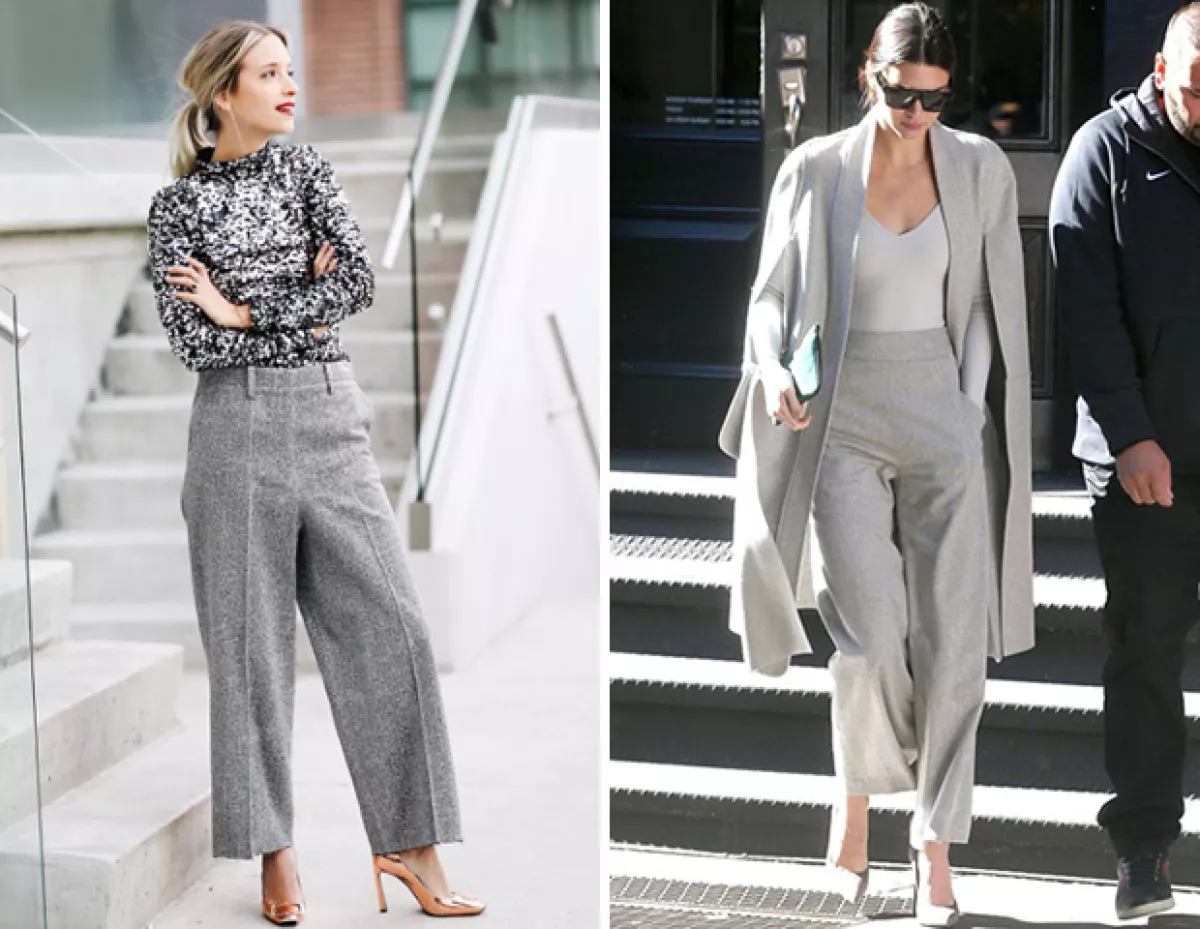 Groutfits: Un nuevo término en el que llevas un total look en gris o con acentos de colores sobrios.