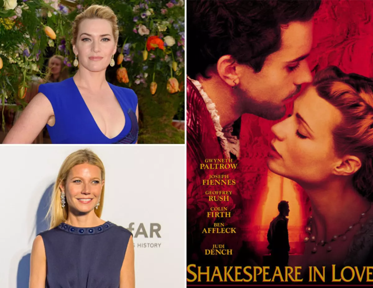 Kate Winslet rechazó el papel de Gwyneth Paltrow en Shakespeare in love
