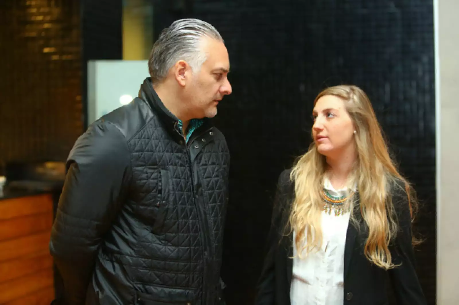 Miguel Salinas y Daniela Saltiel