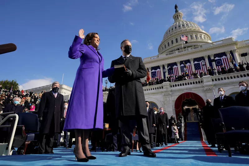 Kamala Harris Inauguration of Joe Biden as the 46th President of the United States