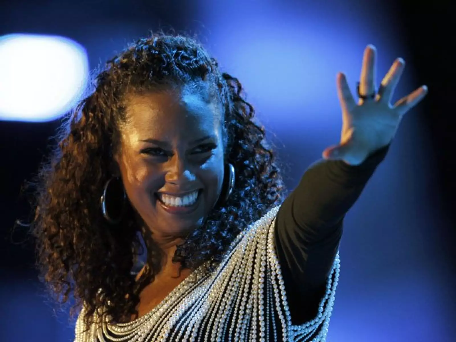 Alicia Keys fue otra de las participantes en el concierto que, para los organizadores, fue un triunfo.