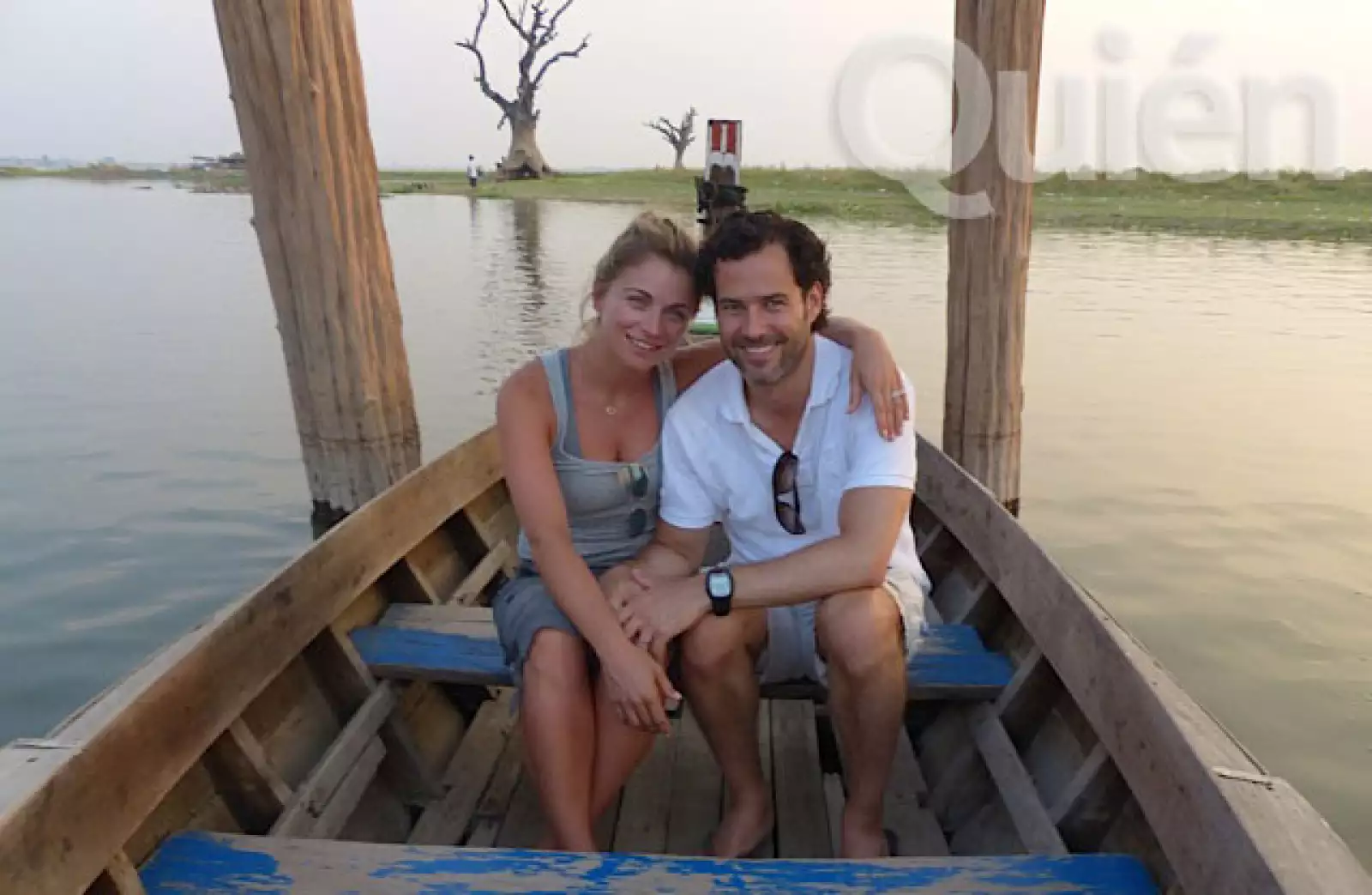 Ludwika Paleta y Emiliano Salinas en Vietnam.