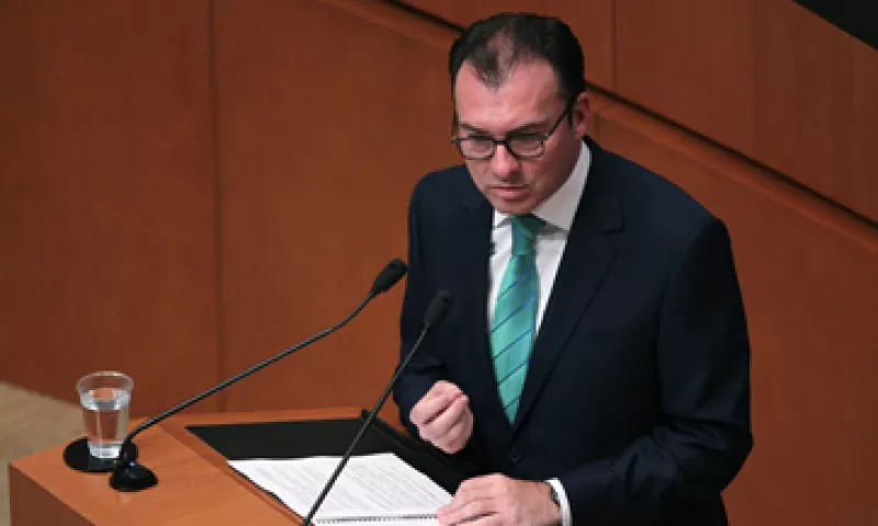 Videgaray compareció este jueves ante el Senado. (Foto: Notimex)