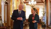 Sheinbaum y Gianni Infantino