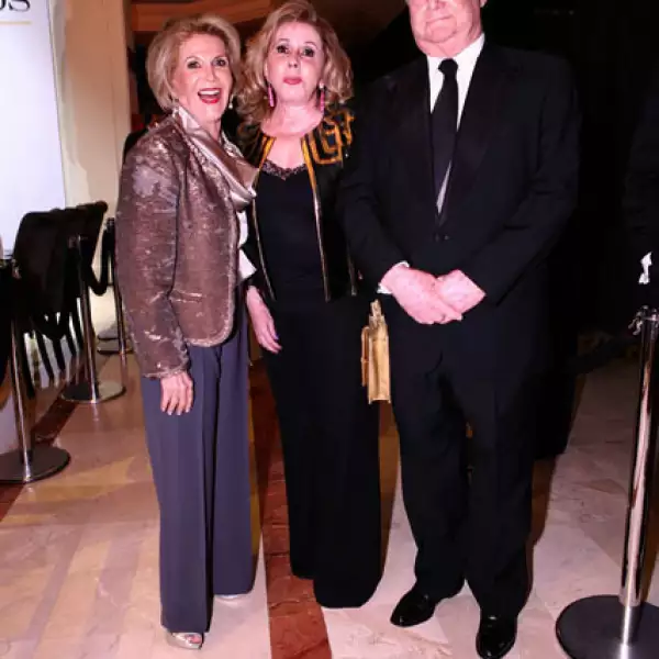 Teresa Baillères con Doris y Juan Beckmann