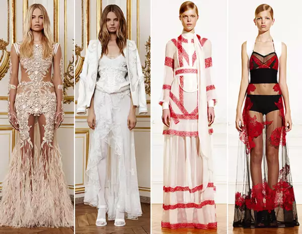 Givenchy se inspiró en dos ocasiones en Frida, en otoño 2010 y para Resort 2011.