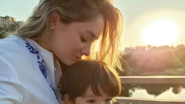 sherlyn y su hijo André. 