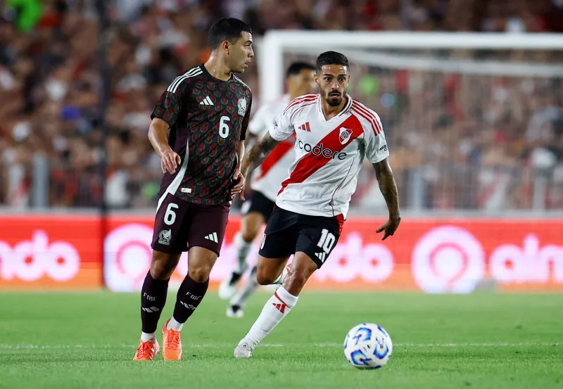 Foto del partido de México vs River Plate en Buenos Aires