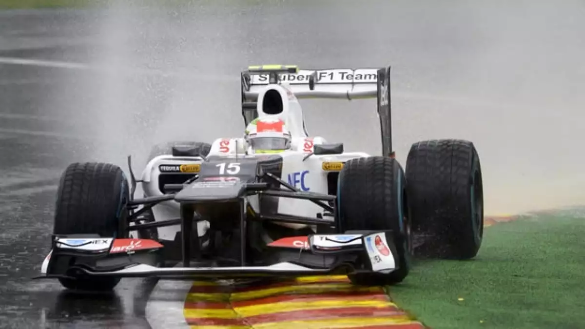 Sergio Pérez calificación Bélgica