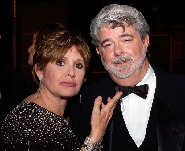 Carrie Fisher, George Lucas