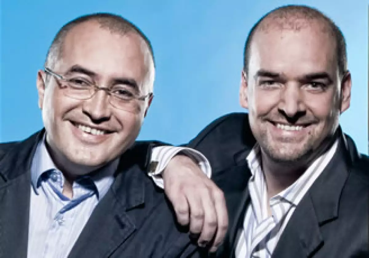 “Lo padre de emprender es que te permite transformar la realidad”. Roberto Quintero (izq.) José Irigoyen (der.) (Foto: Jorge Garaiz)