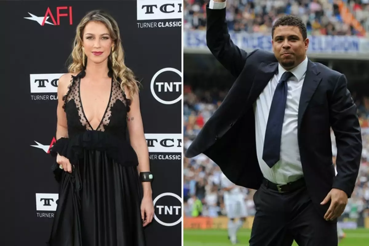 La cantante Luana Piovani y el ex seleccionado brasileño, Ronaldo.