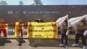 Manifestación en contra de la nueva Ley de Economía Circular