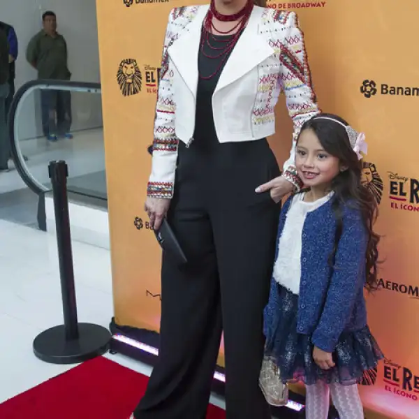 Alicia Machado y Valentina.