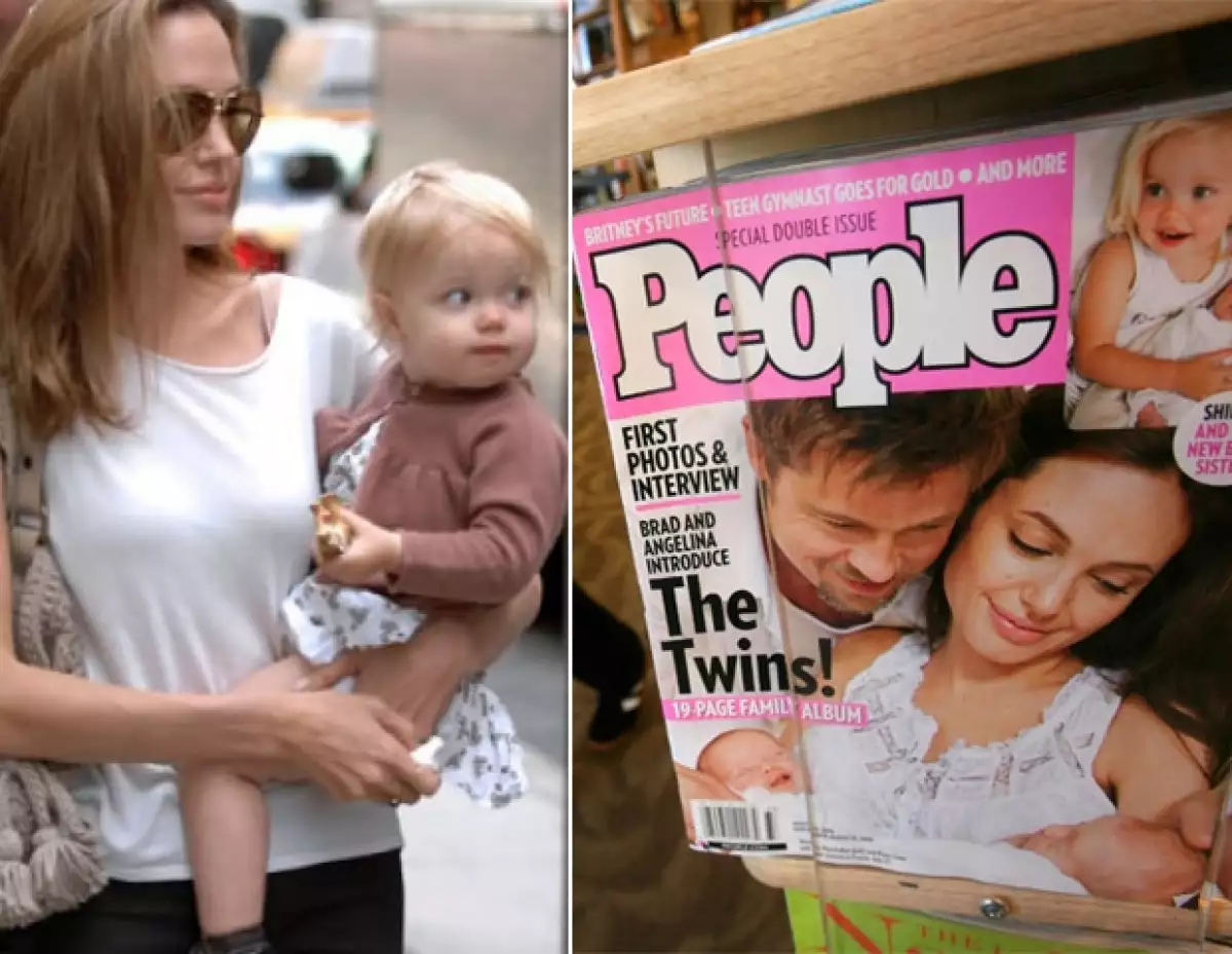 Sin duda fue todo un acontecimiento mostrar a sus tres hijos.