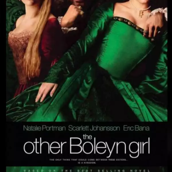 En el cartel de la cinta `La otra Bolena´, donde compartió créditos con Scarlett Johansson.