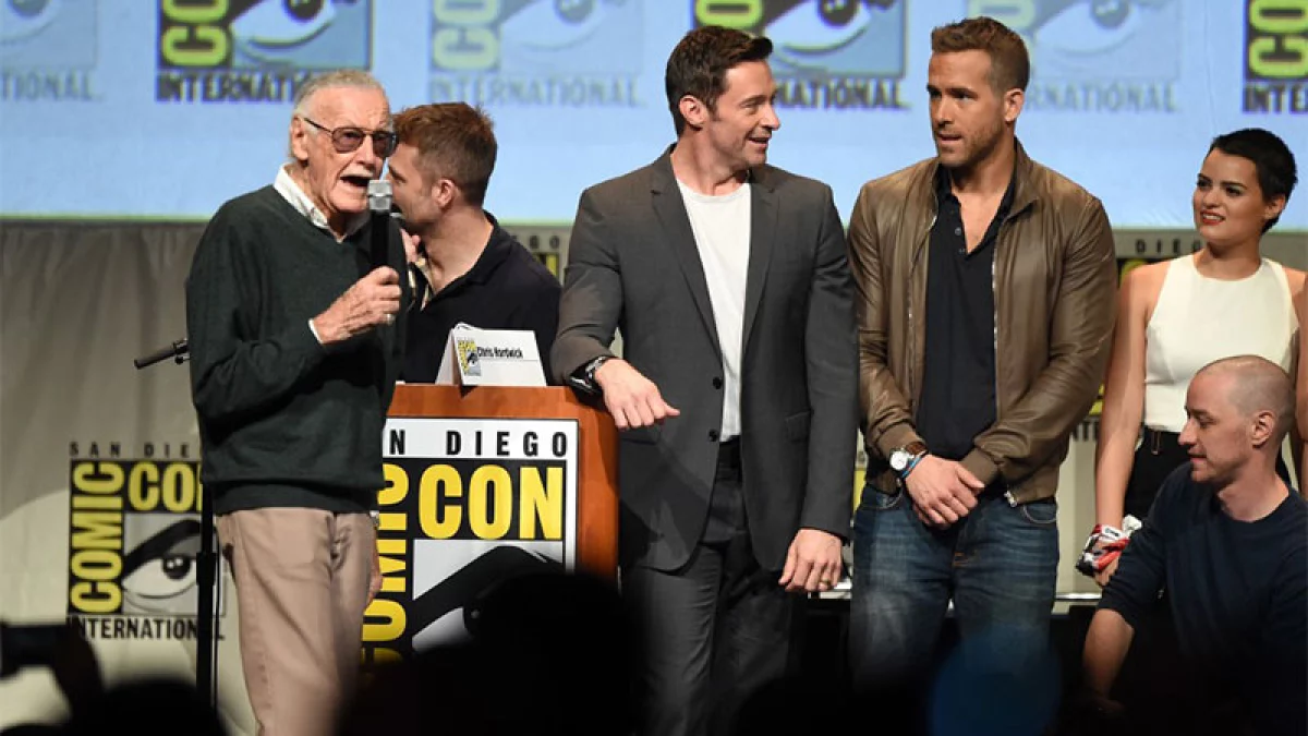 Hugh Jackman y Stan Lee