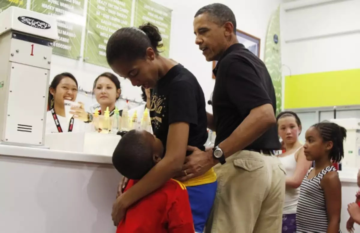 Los Obama figuraron en ambas listas: en la de vecinos deseados y indeseables.