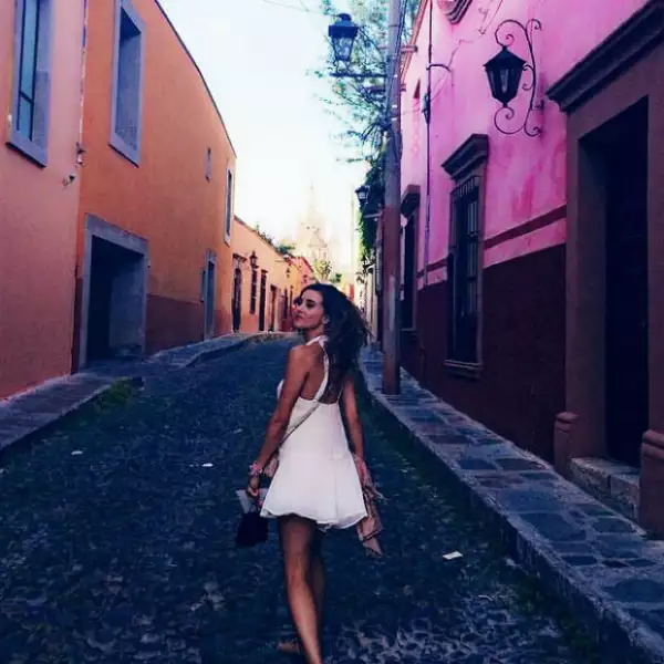 Paulina Goto disfrutó de San Miguel de Allende.