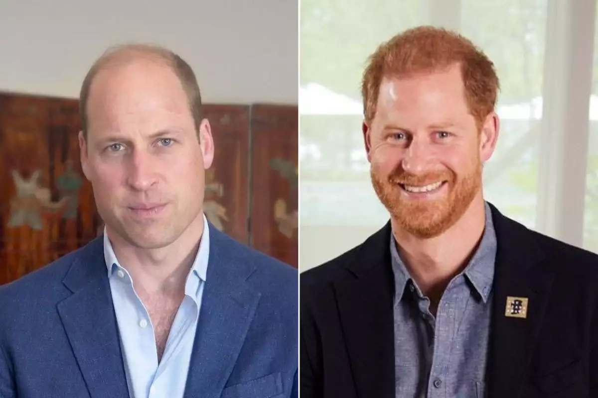 Los príncipes William y Harry