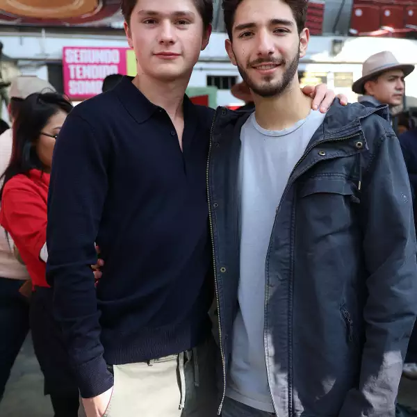 Andrés Samano y Anuar Basila