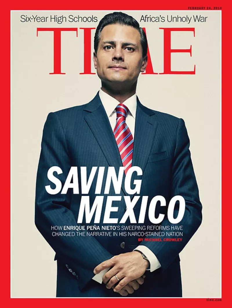 En la edición del 24 de febrero el tema principal de la revista es el presidente y cómo está “Salvando a México”, destacando las reformas que está realizando, algo que ha causado enojo.