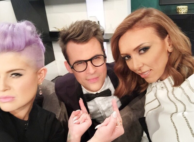Kelly Osbourne compartió esta imagen en su cuenta de Instagram junto al nuevo conductor Brad Goreski.