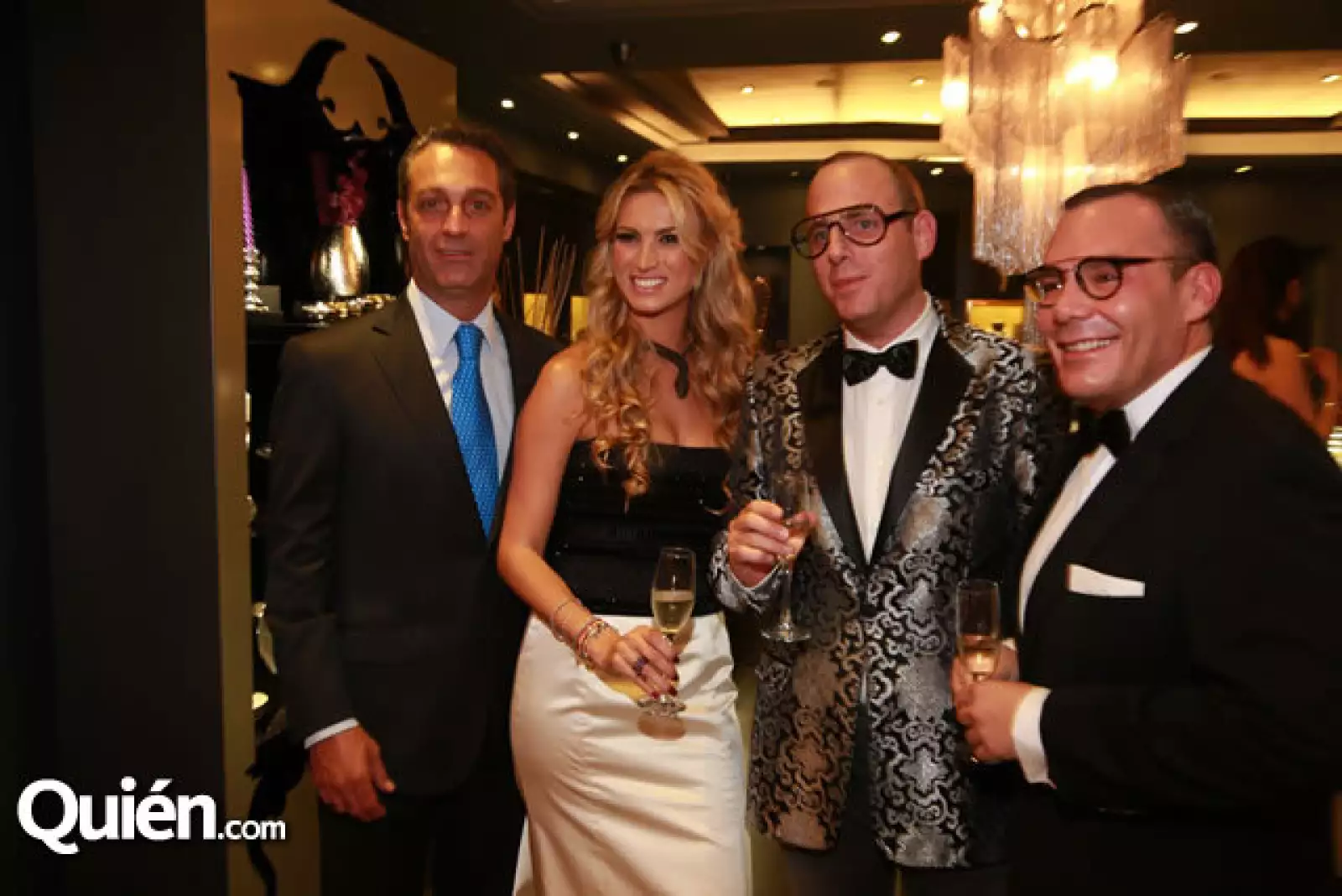 Carlos Slim Domit, María Elena Torruco, Edgar Smolensky y Daniel Espinosa