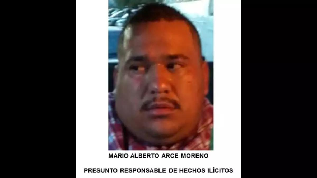 Mario Arce, presunto líder de un grupo delictivo que operaba en tres estados del norte del país